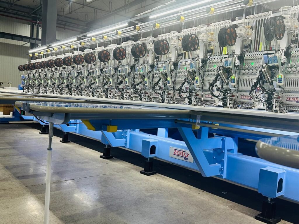 Zenix Machines Mini Schiffli Embroidery Machine for high-quality textile stitching and fast, precise embroidery